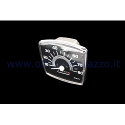 Contachilometri scala 80km/h senza logo Piaggio per Vespa 50 Special