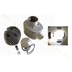 Cilindro Pinasco 215cc «Super Sport» en aluminio, carrera 57 mm con bujía central para Vespa 200 PX - PE - Rally