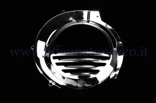 Chrome wheel cover for Vespa PX with electric start