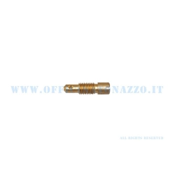 Getto minimo corto Dell'Orto 0336030 02, calibrazione 30, filetto M5 x 0,75 e lunghezza 19 mm, per carburatori SHB e SHBC compatibili.