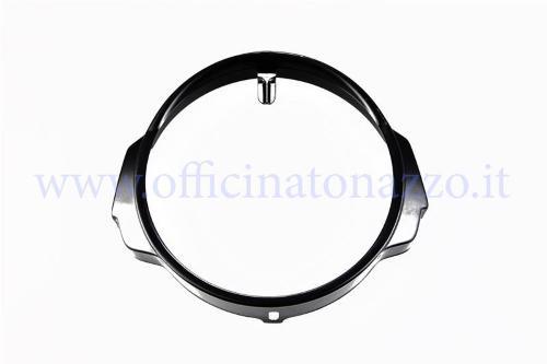 Cornice nera fanale anteriore per Vespa PX - PE - Arcobaleno