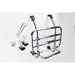 Portapacchi anteriore cromato Faco per Vespa S 50-125 del 2007
