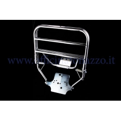 Portapacchi posteriore cromato per Vespa PK - ETS (attacco a piastra)