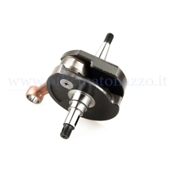 Albero RMS 100010290 tipo originale: corsa 57, biella 105, cono 17 e spinotto 15 per Vespa VNB, GL, GT, GTR, Super e Sprint compatibili.