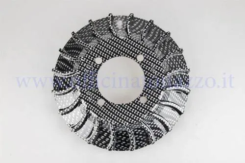 Ventilador para volante de encendido Parmakit en color carbono, peso 180 g