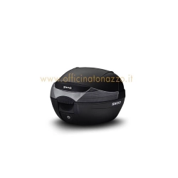 Top cover per bauletto Vespa Shad "SH33" di colore nero metallizzato