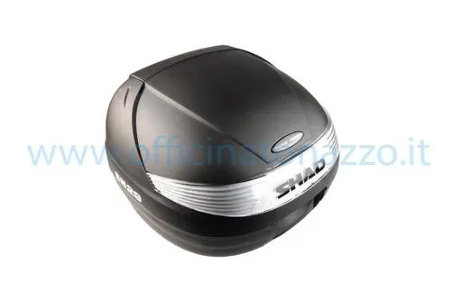 Vespa SHAD SH33 top box with mounting plate (dimensions: approx. height 31 x width 43 x depth 42)