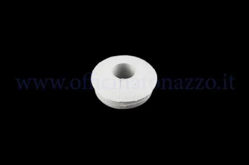 Gommino grigio da 20 mm per asta rubinetto benzina Vespa 50, 90, Primavera, ET3 e numerose Largeframe classiche compatibili.