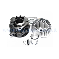 Gruppo termico Polini 140.0091 in ghisa per Vespa 50 Special, PK e XL: 49,8 cc, alesaggio 38,4 mm, corsa 43 mm e rapporto 9,9:1.