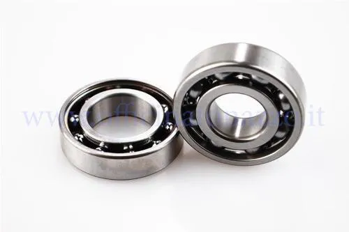 Kit cuscinetti albero motore Polini 280.0031 con 25�47�12 C4 e 20�47�14 C4, dedicato all'albero Big Evolution 210.0034 per Vespa 125 Primavera ed ET3.