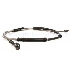 Tubo idraulico in treccia già assemblato originale Piaggio per freno a disco Vespa PX `98/MY