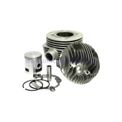 Cilindro Pinasco 75cc en fundición, 5 trasvases para Vespa 50 automática