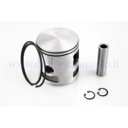 Pistón completo Pinasco Ø 63,4 mm primera rectificación para 177 cc GT 2 trasvases en fundición >