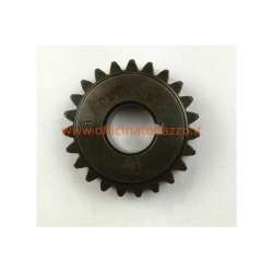 Piñón Pinasco Z 23 engrana en primaria Z 72 (relación 3,15) dientes rectos para Vespa 50 - Primavera - ET3