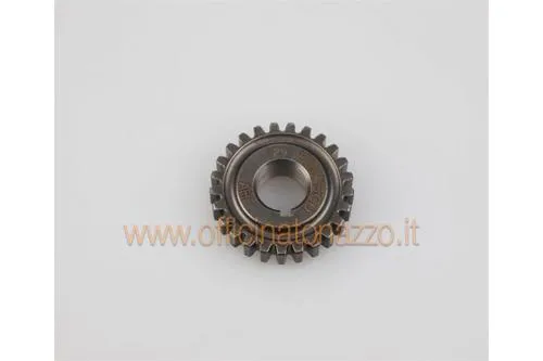 Piñón Pinasco Z 25 engrana en primaria Z 72 (relación 2,88) dientes rectos para Vespa 50 - Primavera - ET3