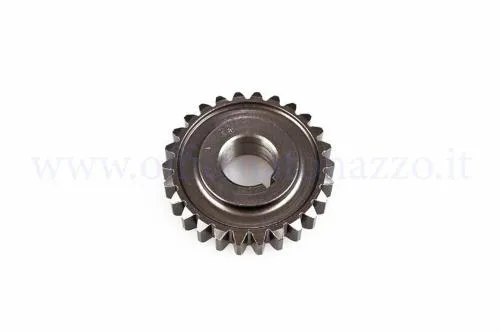 Piñón Pinasco Z 26 engrana en primaria Z 69 (relación 2,65) dientes rectos para Vespa 50 - Primavera - ET3