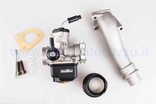 Kit carburatore a valvola Pinasco PHBL 24 AD rigido con attacco a tre fori per Vespa PK