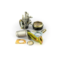 Pinasco SHBC 19/19 complete carburettor kit, rigid with three-hole connection for Vespa PK XL