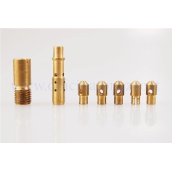 Kit Pinasco 25293000 per carburatore SI 20/20 e cilindro Vespa 177 cc: getti 105-106-108-110-112-115, emulsionatore BE3 e freno aria 160.