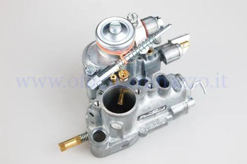 Carburatore Pinasco 25294901 SI 24/24 G con ingresso olio per Vespa T5 125 VNX5T ed Elestart compatibili. Versione Mix per miscelatore.