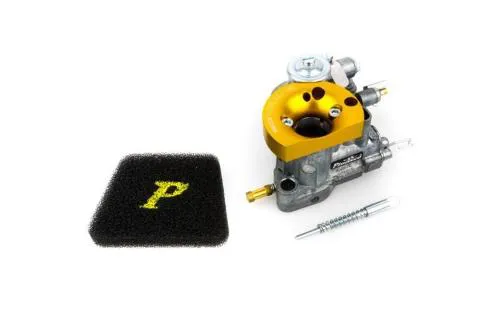 Pinasco SI 20/20 VRX 25294913 con miscelatore per Vespa Largeframe compatibili. Venturi dedicato; taratura da adeguare al motore.