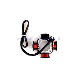 Statore nudo Pinasco 25350051 per accensioni Flytech compatibili. Ricambio elettrico senza piatto, CDI, regolatore, volano e ventola.