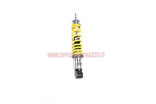 Ammortizzatore posteriore Pinasco regolabile per Vespa LX 50 - 125 - 150.Colore molla giallo.