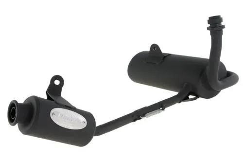 Marmitta Pinasco per LML Star 200 quattro tempi, colore nero