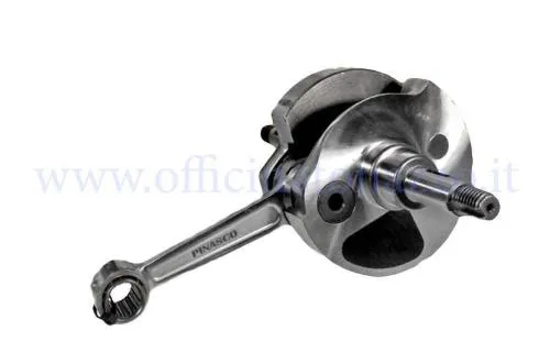 Albero motore Pinasco Competizione anticipato corsa 57mm, cono 20 per Vespa PX 200