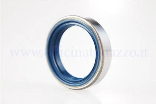 Paraolio Corteco B1SL blu 24x32x7 mm lato volano, per montare un albero ETS su carter Vespa 50, Primavera, ET3 e Smallframe compatibili.