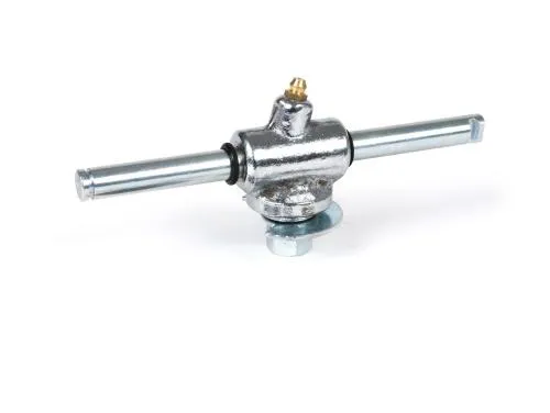 Kit perno sospensione anteriore a innesto per Vespa VNB5-6, GL, GT, GTR, Sprint, Rally, TS e Super, con supporto molla e minuteria.