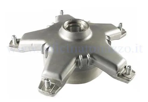 Tamburo freno anteriore a stella modello con freno a disco originale Piaggio per Vespa PX125/150/200 - "98 - MY - "11>