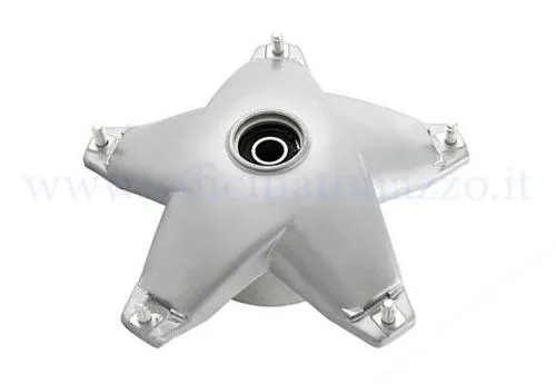 Mozzo tamburo anteriore a stella F.A. Italia 1457 per Vespa PX 125-200 E '98, MY e '11 con freno a disco e asse Ø20 mm.
