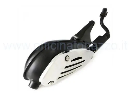 Marmitta PIAGGIO per Vespa ET4/LX 125/150cc per PIAGGIO Leader 4T, Euro2 con scudo termico