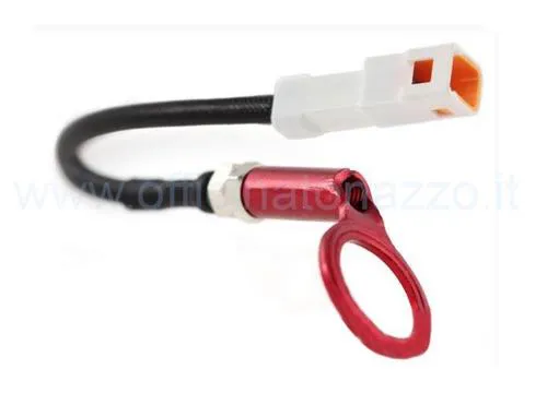 Sensore KOSO AC Ø14 mm impermeabile fino a 250 °C, per il rilevamento della temperatura della testata con strumenti SIP compatibili.