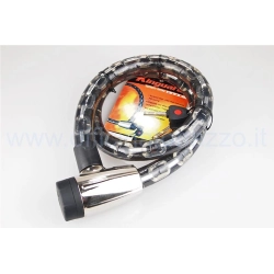 Lucchetto per Vespa mod. PITONE Ø 30, solidissimo (rivestimento in plastica)