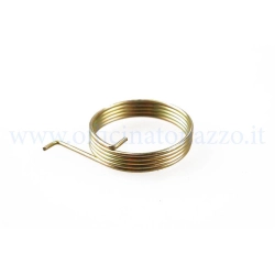 Molla di ritorno del tubo acceleratore per Vespa PX 125 e 150 dal 1998 con freno a disco. Per comando gas nel manubrio tipo MY.