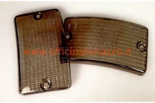 Coppia di lenti anteriori fumè Bosatta RP280NECP per Vespa PK 50-125 XL, Plurimatic, Rush, N, Speedmatic e FL2 compatibili.
