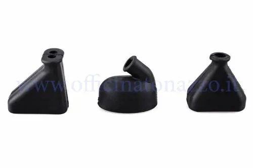 Kit de cubierta de goma para bobina para Vespa GS160 - SS180 (3 pcs)