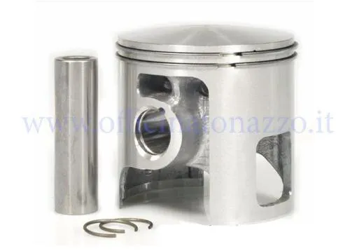 Pistone Malossi classe B per cilindro 172 cc Vespa T5: Ø65 mm, spinotto Ø16 mm e due segmenti semitrapezoidali. Verificare la selezione.