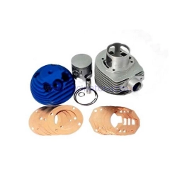 Cilindro Parmakit 195cc TSV GT Ø66 corsa 57mm in alluminio candela laterale per Vespa PX 125/150