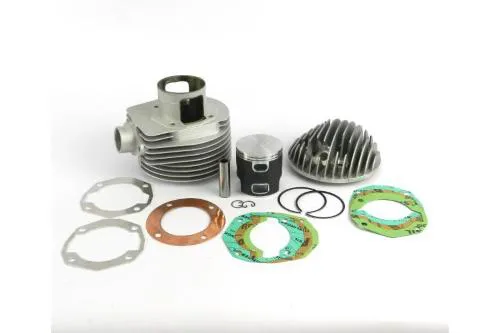 Cilindro Parmakit 177cc GT Ø63 carrera 57mm en aluminio bujía lateral para Vespa 2 trasvases