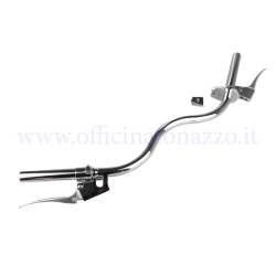 Manubrio di ricambio per Vespa 125 V30T-V33T. Confrontare serraggio, passaggi cavi e attacchi di leve, selettore e acceleratore.