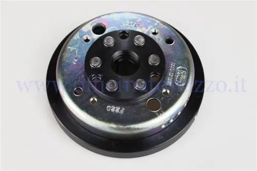 IDM flywheel riveted for Polini ignition without fan, weight 1.2 kg, cone 20