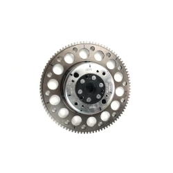 Volano IDM rivettato per accensione Polini con avviamento elettrico senza ventola, peso 1.3 Kg, cono 20