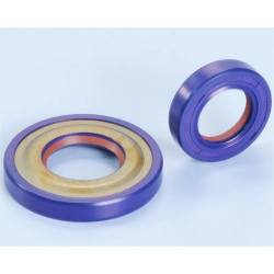 Serie paraolio Polini lato volano - frizione (19x32x7 - 22x47x7) in PTFE/FKM per Vespa 50 - Primavera - ET3