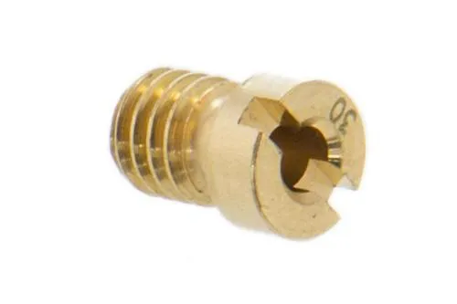 Getto freno aria Polini 343.0752 da 0,60 mm per carburatori CP. Ricambio originale EAN 8054705089503, distinto dalle versioni 0,30 e chiusa.