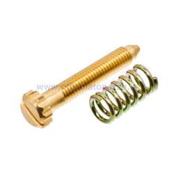 Vite e molla di regolazione minimo per carburatore PWK Ø24 - 26 - 28 - 30