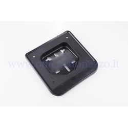 Portatarga in plastica nera per Vespa 50 (senza viti)