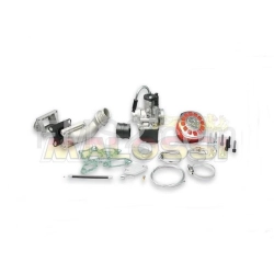 Kit alimentazione lamellare al cilindro Malossi completo di carburatore Ø25 per cilindro 135cc per Vespa 50 - Primavera - ET3